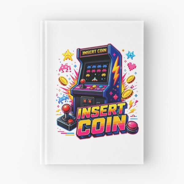 Item preview, Insert Coin Retro Arcade Gamer Vintage Video Game Design. designed and sold by The-T-In-Retro.
