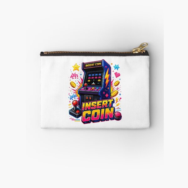 Item preview, Insert Coin Retro Arcade Gamer Vintage Video Game Design. designed and sold by The-T-In-Retro.