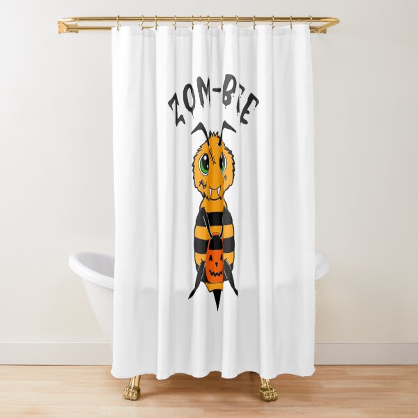 Item preview, Funny Halloween Zombie Bee designed and sold by Sartoris Art.