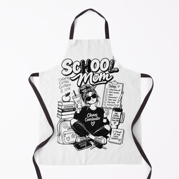 Item preview, Just a School Mom | Funny Back to School Mom Design designed and sold by Sunday.Supply.