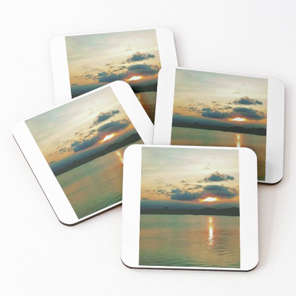 Item preview, Sunset Reflection on Large Pond Fine Art Photography designed and sold by studio-koichiro.