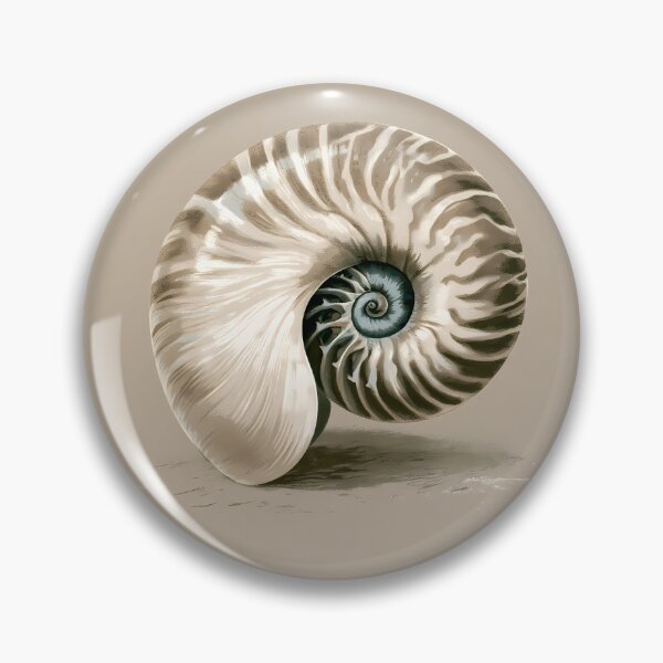 Item preview, Vintage Nautilus Shell – Naturalist Ocean Illustration designed and sold by FrostyFrisby.
