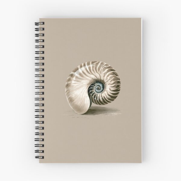 Item preview, Vintage Nautilus Shell – Naturalist Ocean Illustration designed and sold by FrostyFrisby.