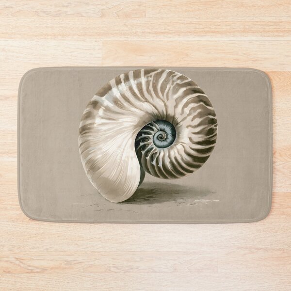 Item preview, Vintage Nautilus Shell – Naturalist Ocean Illustration designed and sold by FrostyFrisby.