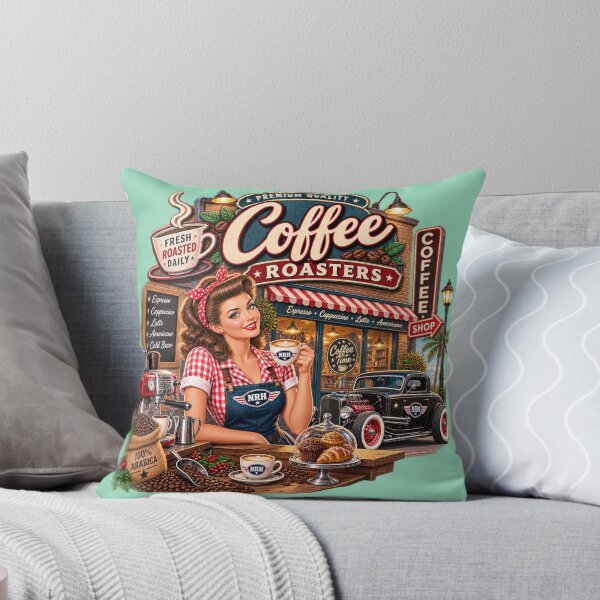 Item preview, Vintage metal sign NRH Coffee Roasters designed and sold by Normandy Road Heritage.