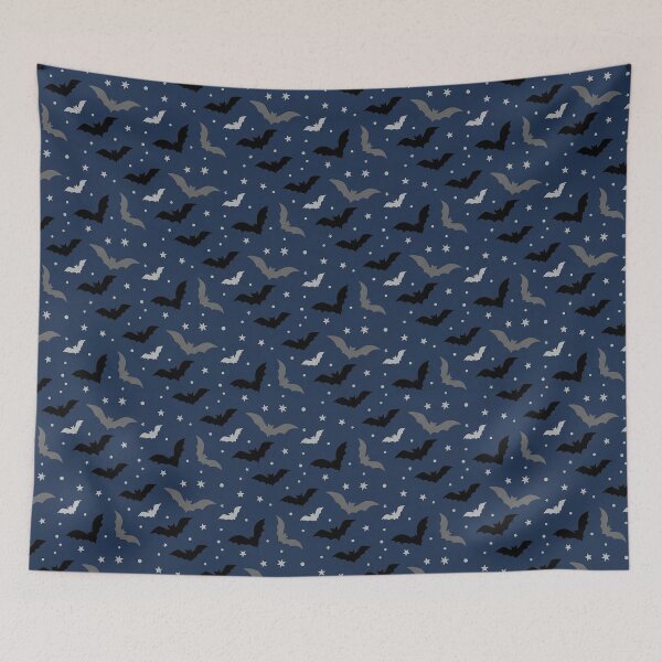 Item preview, Midnight Bats - Minimal Seamless Halloween Pattern designed and sold by inkaylindesign.