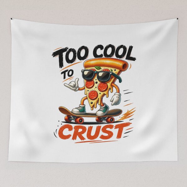 Item preview, Pepperoni – Too Cool to Crust Funny Pizza Skater  designed and sold by CraigDesignWork.