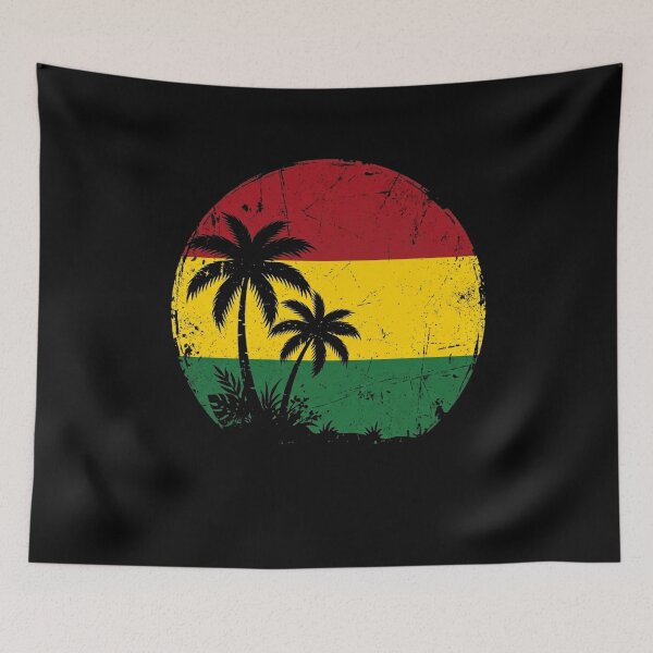 Item preview, Rasta Colors Reggae Jamaica Sunset designed and sold by RastaColors.