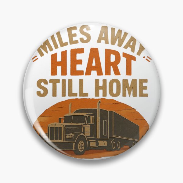 Item preview, Vintage Trucker Miles Away Heart Still Home designed and sold by Haque Desigens.