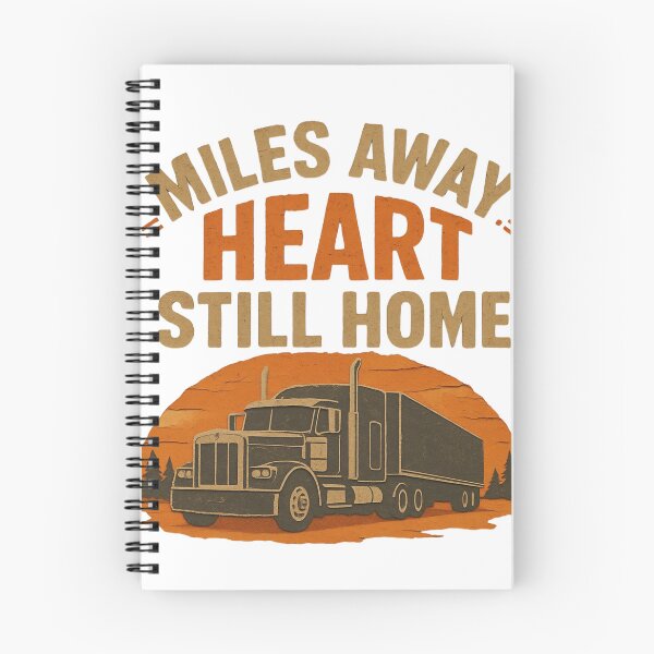 Item preview, Vintage Trucker Miles Away Heart Still Home designed and sold by Haque Designs.