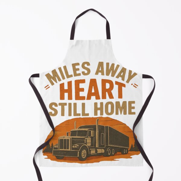 Item preview, Vintage Trucker Miles Away Heart Still Home designed and sold by Haque Desigens.