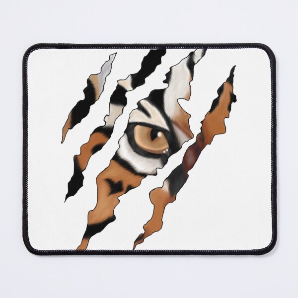 Item preview, Tiger Eye Claw Marks Scratch Ripped Graphic Illustration designed and sold by Koussgh.