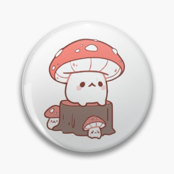 Item preview, Mushroom Family Sitting on a Tree Cute Woodland Nature Artwork designed and sold by GeekMix.