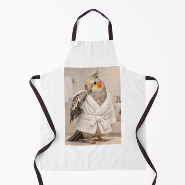 Item preview, Cozy Bathrobe Pearl Cockatiel designed and sold by Sillytoe.