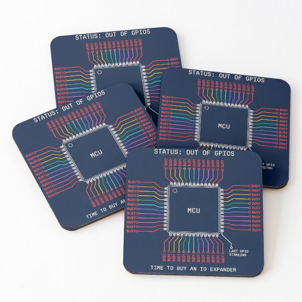 Item preview, Out Of GPIOs Funny Embedded Systems Electronics Engineer designed and sold by ThirdShiftLab.
