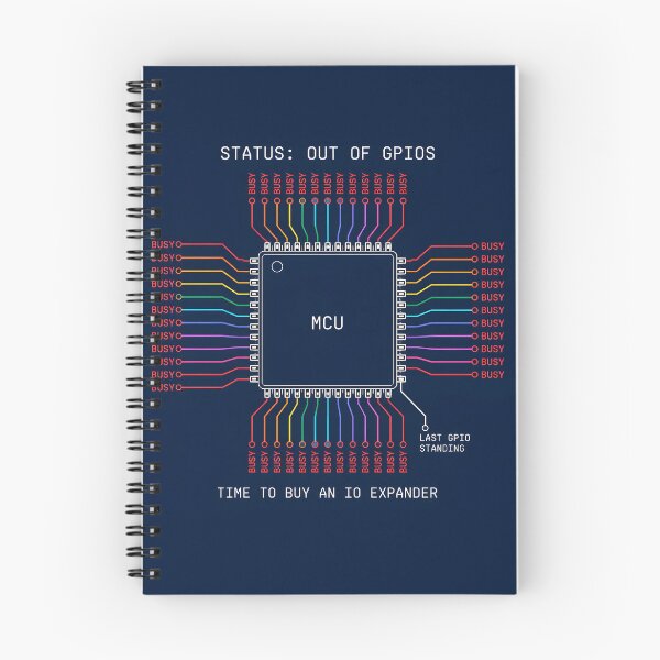 Item preview, Out Of GPIOs Funny Embedded Systems Electronics Engineer designed and sold by ThirdShiftLab.