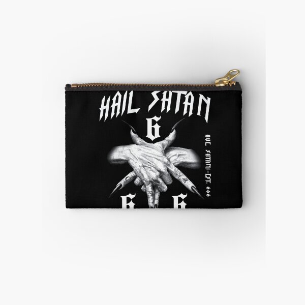 Item preview, Hail Satan Est 666 Occult Gothic Pagan Metalhead Biker designed and sold by Reign Of Darkness.
