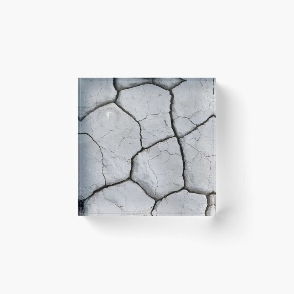 Item preview, White Cracked Earth Texture – Minimalist Natural Stone Pattern designed and sold by FrostyFrisby.