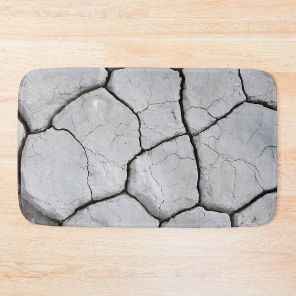 Item preview, White Cracked Earth Texture – Minimalist Natural Stone Pattern designed and sold by FrostyFrisby.