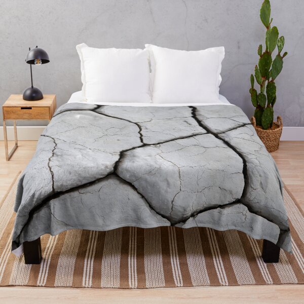 Item preview, White Cracked Earth Texture – Minimalist Natural Stone Pattern designed and sold by FrostyFrisby.