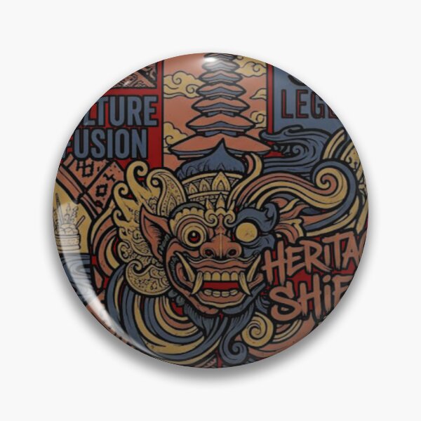 Item preview, Denpasar Heritage Shield – Balinese Guardian Spirit Resilient designed and sold by cannsuh.