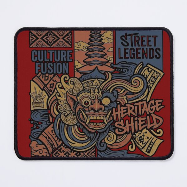 Item preview, Denpasar Heritage Shield – Balinese Guardian Spirit Resilient designed and sold by cannsuh.