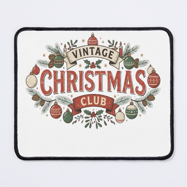 Item preview, Vintage Christmas Club Retro Holiday Christmas Gift designed and sold by LiviuGligoros.