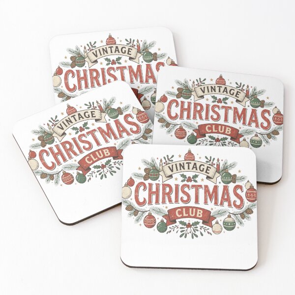 Item preview, Vintage Christmas Club Retro Holiday Christmas Gift designed and sold by LiviuGligoros.