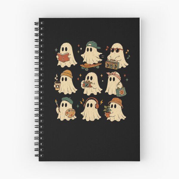 Item preview, Retro Ghosts Halloween Cute Spooky Hobbies Vintage Collection designed and sold by Moizento.