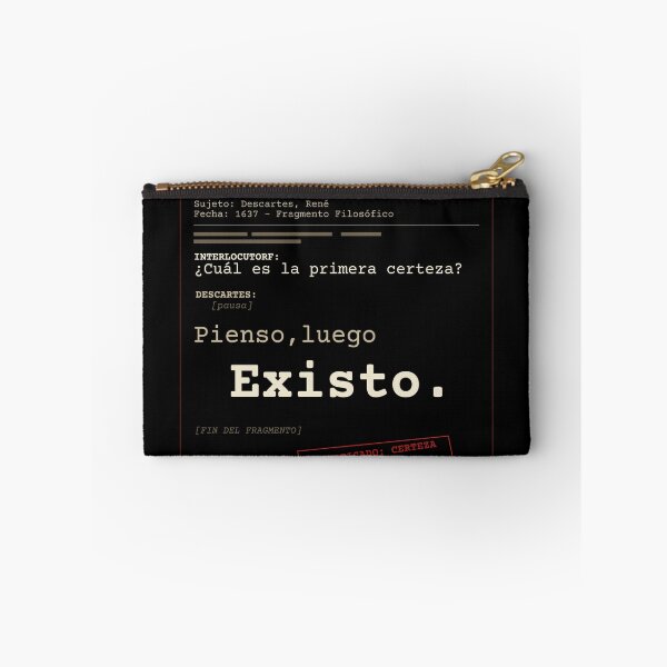 Item preview, I think, therefore I am. Descartes, dark transcript (Spanish) designed and sold by Will-to-Power.