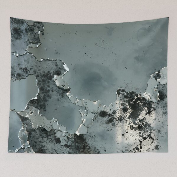 Item preview, Distressed Silver Peeling Surface Texture – Abstract Grunge Background designed and sold by FrostyFrisby.