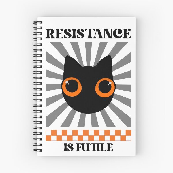 Item preview, Resistance Is Futile Black Cat Funny Cat Lovers designed and sold by HYPNK.