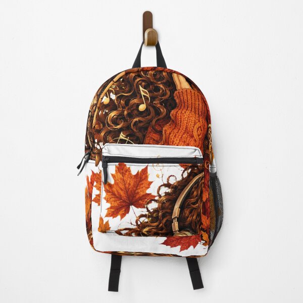 Item preview, Autumn Music Lover with Curly Hair designed and sold by Kolibra.