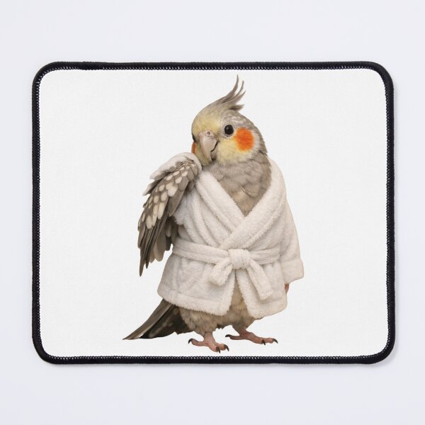 Item preview, Bathrobe Pearl Cockatiel designed and sold by Sillytoe.