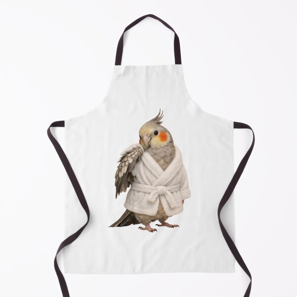 Item preview, Bathrobe Pearl Cockatiel designed and sold by Sillytoe.