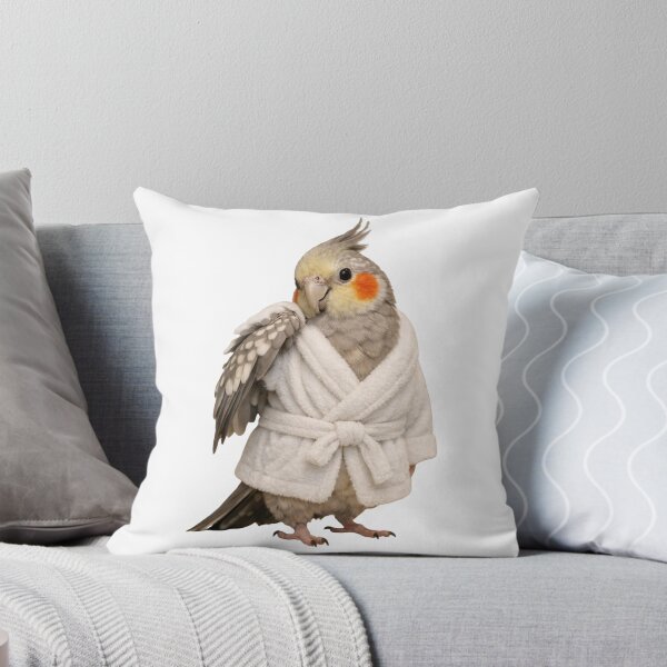 Item preview, Bathrobe Pearl Cockatiel designed and sold by Sillytoe.