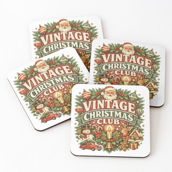 Item preview, Vintage Christmas Retro Christmas Club Holiday Design designed and sold by LiviuGligoros.