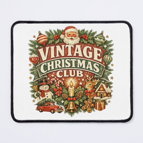 Item preview, Vintage Christmas Retro Christmas Club Holiday Design designed and sold by LiviuGligoros.