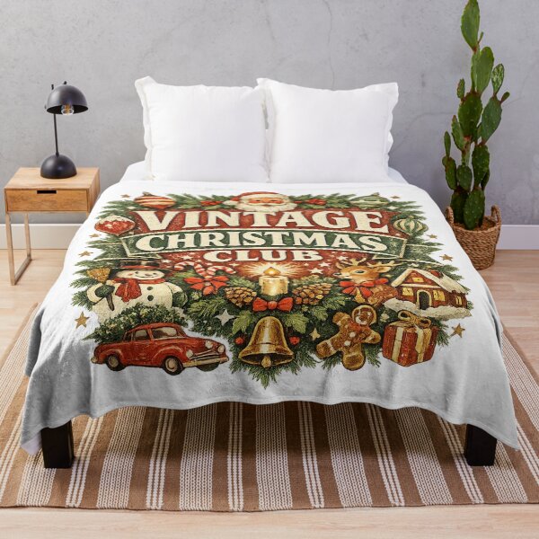 Item preview, Vintage Christmas Retro Christmas Club Holiday Design designed and sold by LiviuGligoros.