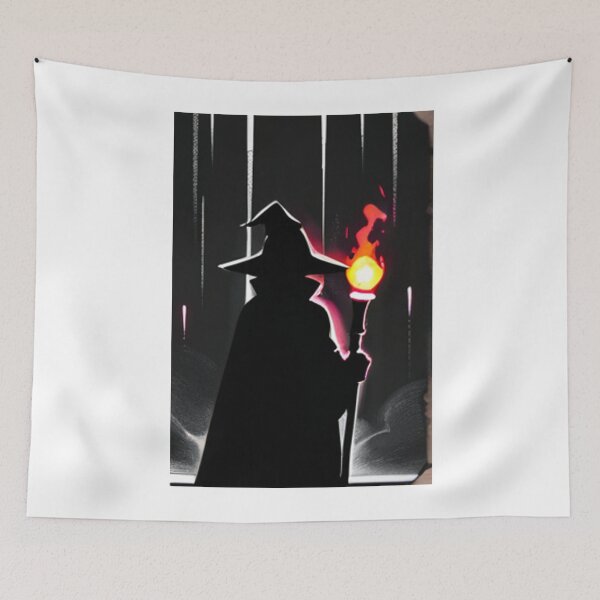 Item preview, Fantasy - Role-Playing Game Sorcerer, Magical Incantation in a Dark Lair designed and sold by AnimeShin.