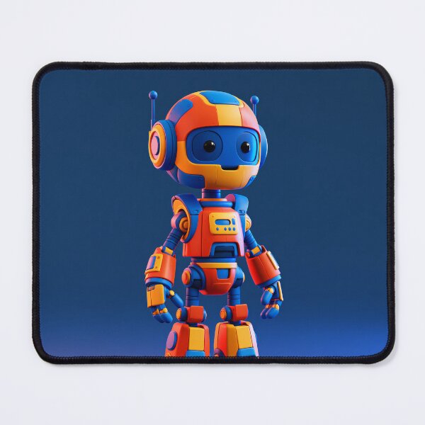 Item preview, Cute Retro Robot – Colorful 3D Futuristic Robot Character designed and sold by FrostyFrisby.