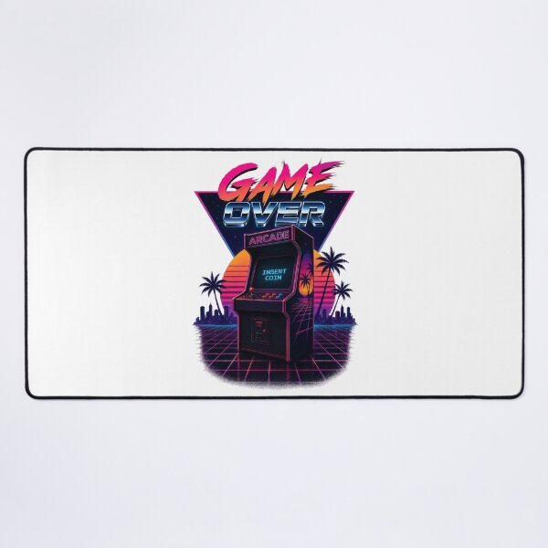 Item preview, Game Over Retro Arcade Insert Coin Synthwave Gamer Design. designed and sold by The-T-In-Retro.