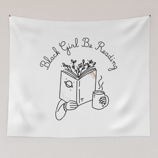 Item preview, Aesthetic Books Doodle Black Girls Be Reading designed and sold by AestHenni17.