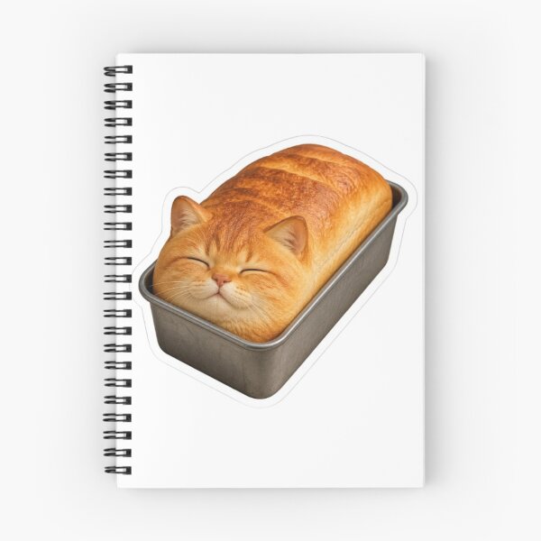 Item preview, Cat Loaf Sleeping in Bread Pan designed and sold by Snurly.