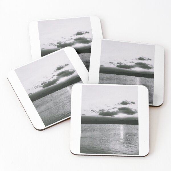 Item preview, Monochrome Sunset Reflection on Large Pond Fine Art designed and sold by studio-koichiro.