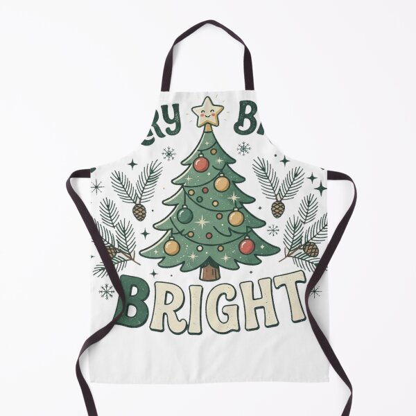 Item preview, Merry & Bright Vintage Christmas Tree Holiday Design designed and sold by LiviuGligoros.