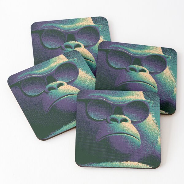 Item preview,  Retro Pixel Gorilla in Sunglasses designed and sold by ClubVacay.