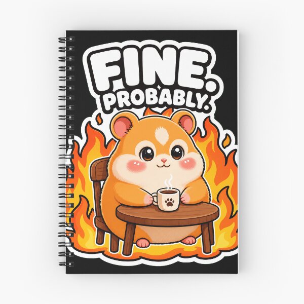 Item preview, FINE. (PROBABLY) Funny Hamster Meme designed and sold by Pick'n Quick.