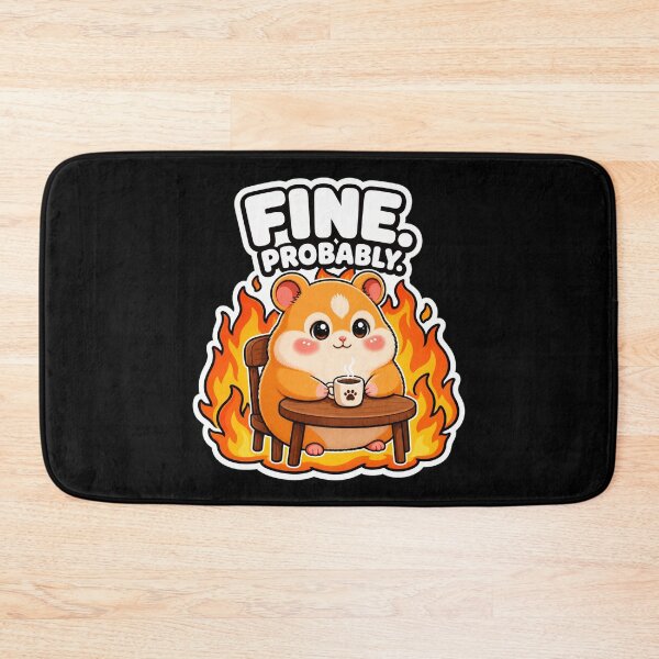 Item preview, FINE. (PROBABLY) Funny Hamster Meme designed and sold by Pick'n Quick.
