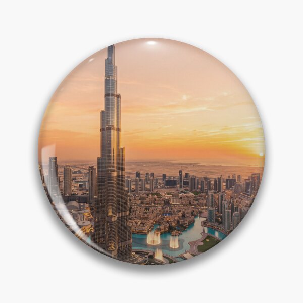 Item preview, Dubai Burj Khalifa Sunset - AI Architectural Render designed and sold by MiniBuildPrints.